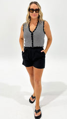 AAE Eve Stripe Knit Vest
