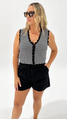 AAE Eve Stripe Knit Vest