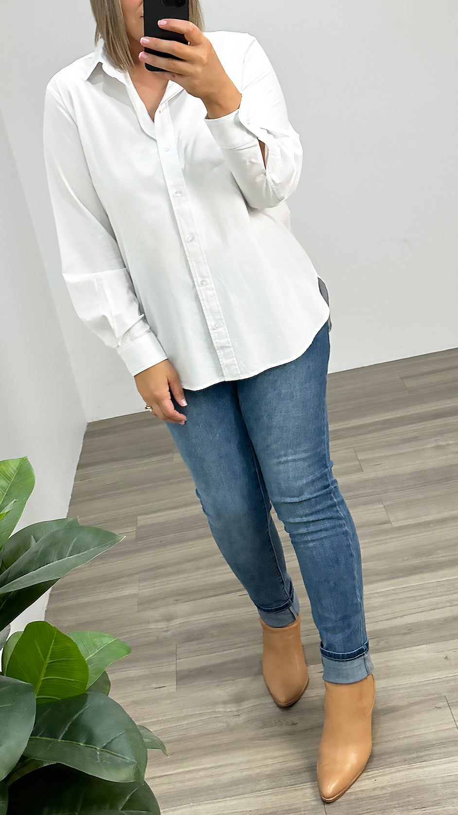 Brave + True Lieutenant Shirt White