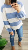 Holiday Driftwood L/S Top Lake Blue