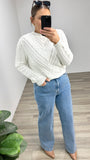 Rory Knit Jumper White
