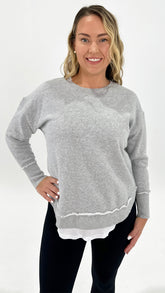 Foxwood Signature Crew Grey Marle