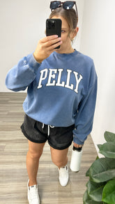 Ena Pelly EP Varsity Sweatshirt Indigo