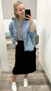 OTW Panel Skirt Black