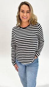 Elm Riviera Long Sleeve Tee Navy