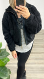 AAE Ava Teddy Jacket Black