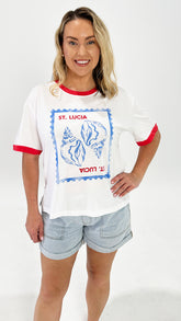 Betty Basics Relax Boxy Tee St. Lucia