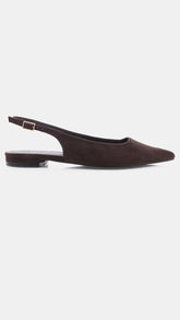 Billini Ismeralda Flat Dark Cacao Suede