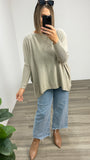 Natalia Wide Knit Latte