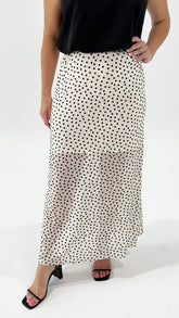 Sass Rachel Spot Mesh Skirt