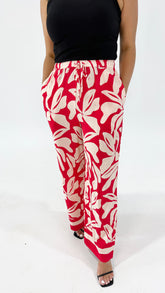 Staple Serata Drawstring Pant Red