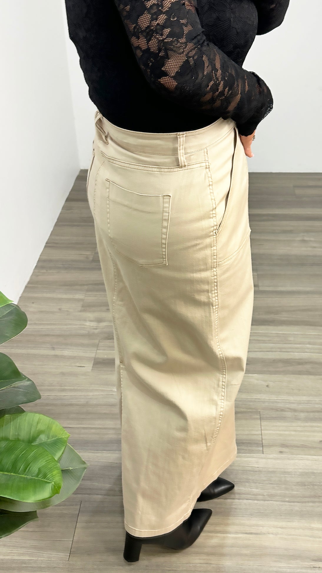 Sass Reece Skirt Tan