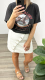 Minkpink Tabitha Wave Button Skirt
