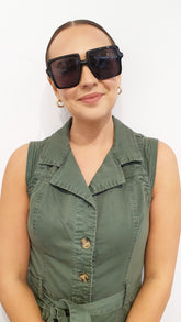 Shanty Amalfi Sunglasses Black