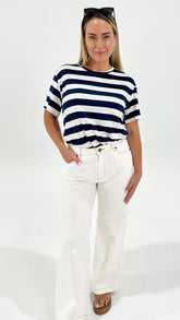 Greta Stripe Tee