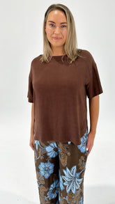 Florence Harrie Top Chocolate