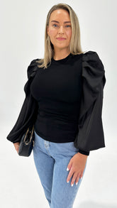 Brave+True Elisabeth Top Black