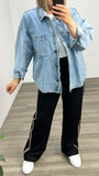 AAE Dale Shacket Blue Denim
