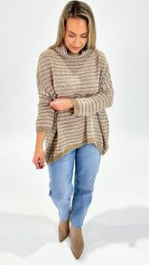 Louanne Jumper Beige Stripe