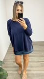 Sass Khaleesi Knit Navy