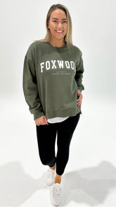 Foxwood Interval Crew Khaki