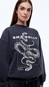 Ena Pelly Vintage Snake Sweatshirt