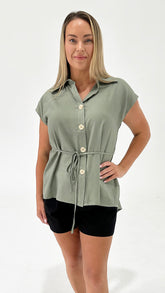 Palm Springs Hi Lo Top Sage