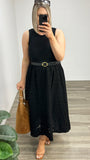 Sass Pattie Dress Black