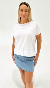 Foxwood Allison Tee White