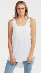 M001 Basemint No1 Long Tank White