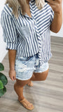 Cassie Shirt Navy