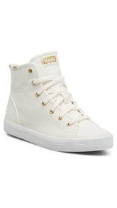Keds Kickstart Hi Canvas White