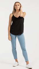 M019 Basemint Favourite V Neck Cami Black