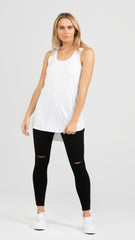 M005 Basemint Classic Long Tank Cream