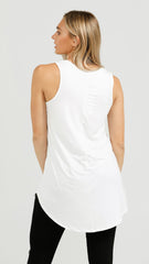 M005 Basemint Classic Long Tank Cream