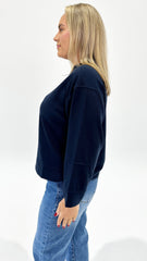 Betty Basics Elona Top Navy