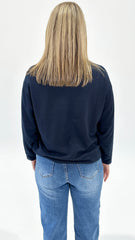 Betty Basics Elona Top Navy