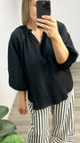 Betty Basics Grazia Blouse Black