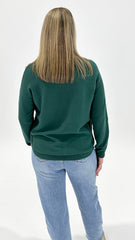 Kobe Side Zip Knit Emerald