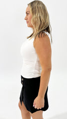 AAE Kylie Off Shoulder Top Vintage White