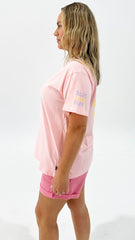 AAE Vacation Relaxed Tee Pink