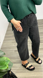 Leo Barrel Jeans Black