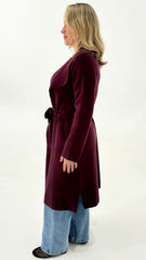 Betty Basics Lana Coatigan Wine