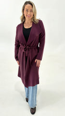 Betty Basics Lana Coatigan Wine