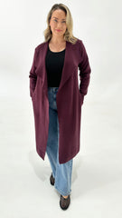 Betty Basics Lana Coatigan Wine