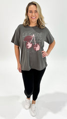AAE Dolce Relaxed Tee Charcoal