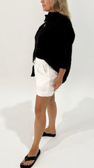 Miranda Linen Shirt Black