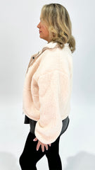 AAE Cosy Club Teddy Jacket Vanilla