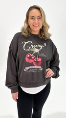 AAE Pippa Box Crew Washed Black