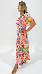 Holiday Tropics Wrap Dress Sardinia